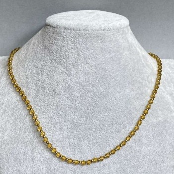 Choker with Czech crystal and hematite