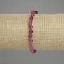 Tourmaline Bracelet with Faceted Beads 6x5 mm, 18 cm length