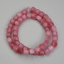Tourmaline Cube Beads, 7×7 mm, 38 cm length on thread