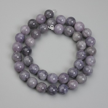Iolite Beads - Round Ball, 10 mm Diameter, 38 cm Length ±
