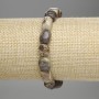 Picasso Jasper Faceted Bracelet, diameter 9-14×8-10 mm, length 18 cm, stretch