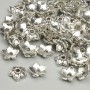 Bead Cap for Beads, Silver-Tone, 8 mm