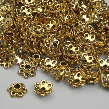 Bead Cap Gold 6 mm
