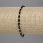 Bracelet with Black Czech Crystal