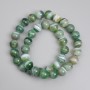 Agate Beads - Smooth Round Beads, 10mm Diameter, 38cm Length on Thread