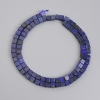 Lazurite Cube Beads, diameter 4.5x4.5 mm on thread, length 38 cm+