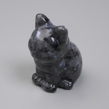 Cat Labradorite Souvenir Figurine 40x30x23 mm+