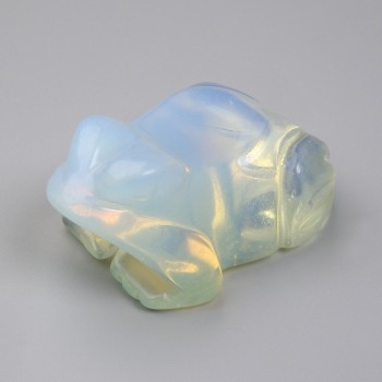 Moonstone Frog Figurine 55x30x40 mm+