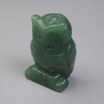 Souvenir Owl Jade Statue 52×33×25 mm+
