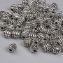 Bead insert findings, metal color silver, diameter 5x5 mm ±, hole diameter 2 mm ±, packaging 20 g ~70 pcs