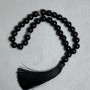 Agate Prayer Beads, natural stone, smooth beads, 8 mm diameter, 33 beads