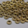 Gold-tone bead insert, 5.5×2.5 mm, hole diameter 1.8 mm, packaging 20 g (~94 pcs)
