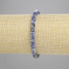 Sodalite Cube Bracelet 4.5×4.5 mm, 18 cm length, stretch