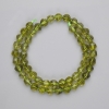 Faceted Chrysoprase Beads, diameter 7–7.5 mm, 5×7–7.5 mm, length 36 cm on a thread