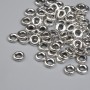 Bead Insert, Silver Color, 5 mm Diameter ±, Hole Diameter 1.7 mm ±, Packaging approx. 90 pcs