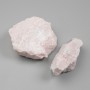 Natural rough pink quartz stone, 53×35×25 mm ± (assorted sizes) (Price per 100 g)