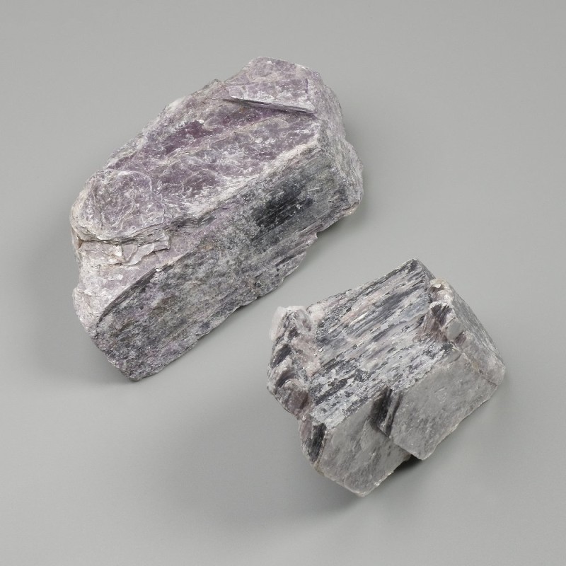 Lepidolite, natural unprocessed stone, dimensions 65×57×35 mm ± (assorted sizes) weight per piece from 200 g (Price per 100 g)