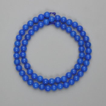 Apatite Beads, Smooth Ball, 6mm Diameter, 38cm Length on Thread