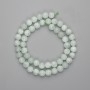 Angelite beads, smooth round 8mm, 39 cm on thread
