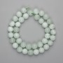 Angelite beads, smooth spheres, 10mm diameter, 39cm length on thread