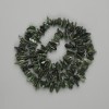 Seraphinite chips beads 6-9-1-3 mm +-, 41 cm length on thread