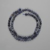 Sapphire beads, faceted ball 5mm, length 39 cm ±, on thread