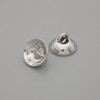 Ціна за 1шт. Фурнітура наконечник -капелюшок для намистини колір металу срібло, діаметр 8х1мм+- отвір, діаметр 1, 8мм+
