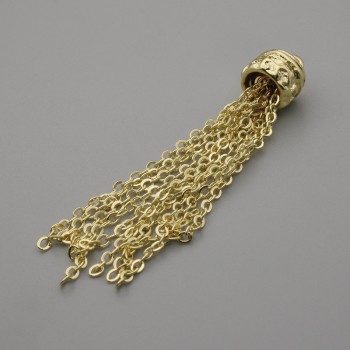 Підвіска Ланцюжки золотистий метал, діаметр 7, 5мм+-, довжина 50мм+