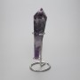 Conical Amethyst Souvenir Pencil (Natural Amethyst) 125×33×18 mm ± Assorted sizes (without stand) (Price per 100 g)
