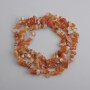 Agate Chip Beads, diameter 6-11×3-7 mm, length 76 cm