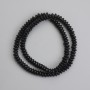 Agate Beads, Smooth Rondelle, 6x3 mm, 37 cm Length ±