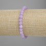Kunzite Bracelet - Smooth Beads, 6 mm Diameter, 18 cm Length ±, Stretch