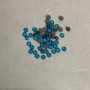 Blue non-hotfix rhinestones, 4 mm diameter, pack 35 g (±)