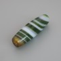 Price per 1 pc. Natural agate bead insert, 34–36 mm long and 5×10–11 mm thick (assorted sizes)