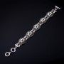 Lisa Bracelet with Green Glass 22 cm