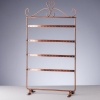 Earring display stand, 4-tier copper, 37x20 cm