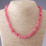 Tourmaline Bead Necklace, 8 mm diameter, 45 cm length