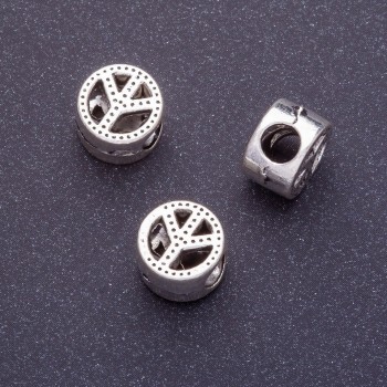 Pandora World Bead Findings d1-11mm d2-4mm, packaging 20 g +/- 9 pcs