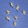 Pendant finding Dolphin with ball, 15×9 mm, pack 20 g, ±17 pcs