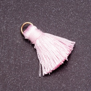 Crafting Supply: Mini Silk Brush with Ring 'Silk' L cm, 5 mm diameter, price per piece