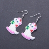 Earrings 'Kittens', length 5 cm