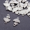 Umbrella Pendant Hardware, 13×20 mm, hole diameter 3 mm, packaging 20 g ± 17 pcs