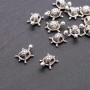 Bead insert Turtle, diameter 3.8 mm, length 13x19 mm, packaging 20 g ± 12 pcs