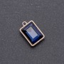 Blue Crystal Pendant 17x12x19 mm
