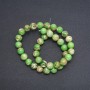 Variscite Beads (Pressed) Light Green Ball, 10 mm Diameter, 39 cm Thread Length