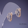 Xuping Infinity Earrings 18×9 mm '18K gold plating'