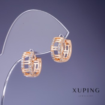 Earrings Xuping 6x14mm '18k gold'