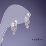 Earrings Xuping Tulip 15x8mm Rhodium