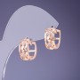 Earrings Xuping 7x14 mm '18K Gold Plating' with White Crystals