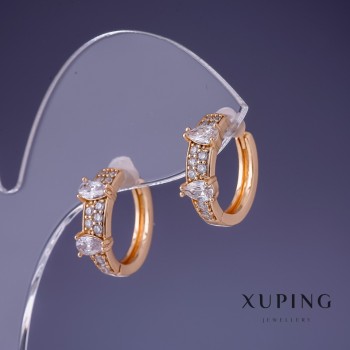 Xuping Earrings 16x5mm '18K gold plating'